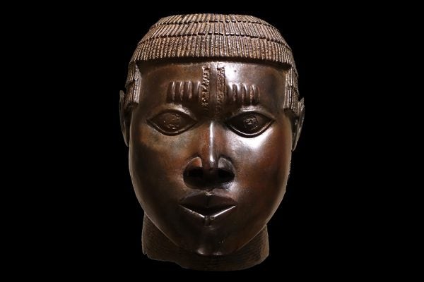 Benin royal shrine head, between 15th century and 16th century