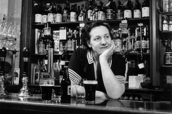 A bartender in 1951