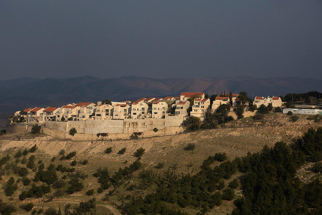 A view of part of the Jewish settlement of Maale Adumim on January 28, 2020 in Maale Adumim, West Bank.