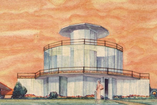 The House of Tomorrow, artist rendering exterior view