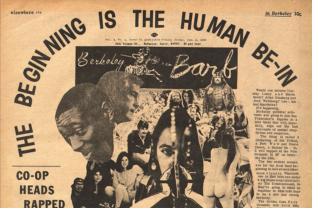Volume 4, Issue 1 of Berkeley Barb from January 6th, 1967