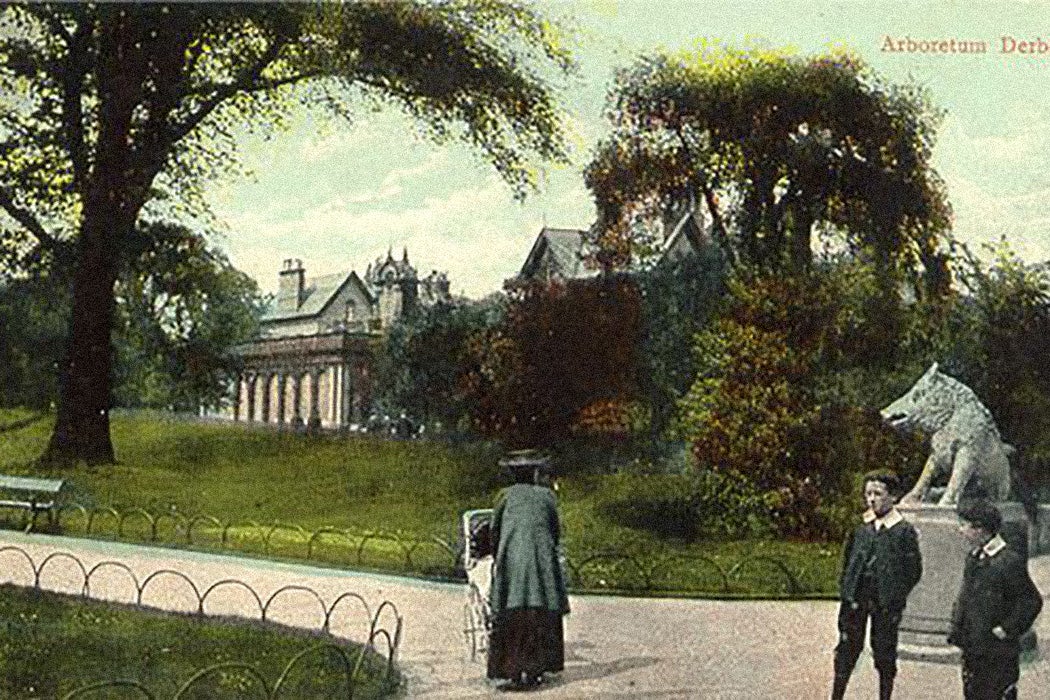 A postcard for the Derby Arboretum