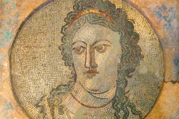A Mnemosyne mosaic from the second century AD