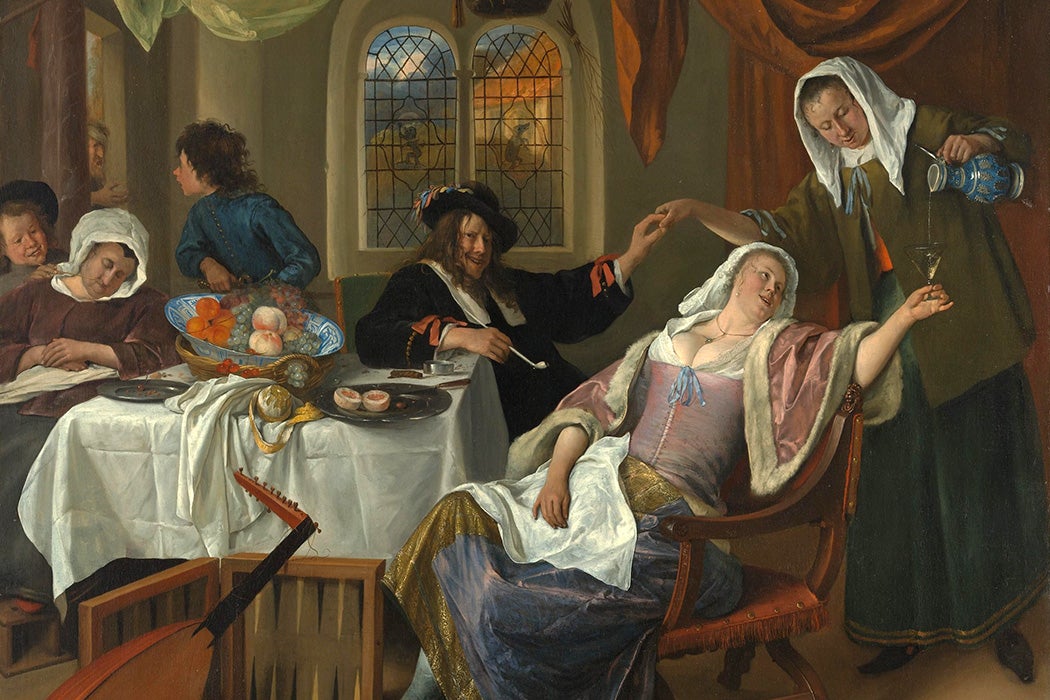 The Dissolute Household by Jan Steen, ca. 1663-64