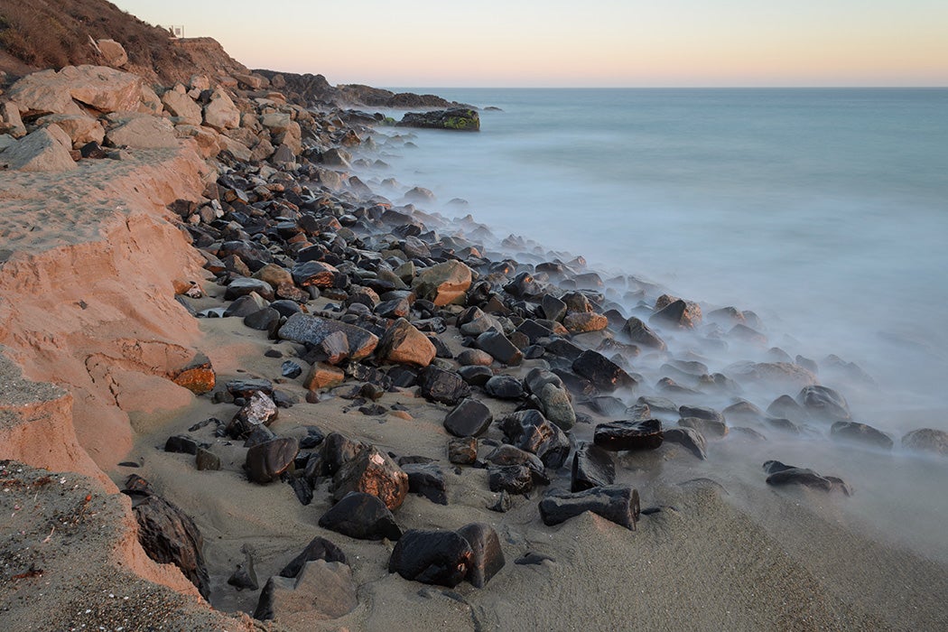 View of the Pacific Ocean in Point Mugu State Park, Ventura County, CA