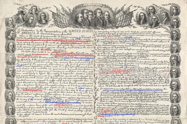 Writing of Declaration of Independence - Authors, Summary & Text