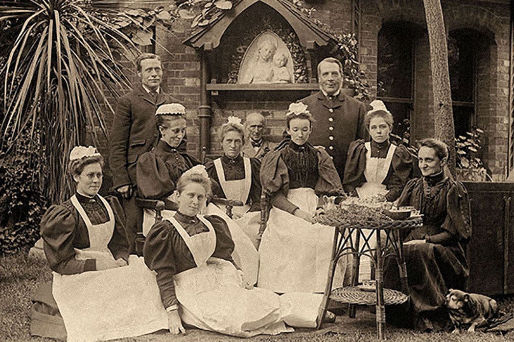 Acland servants in 1897 by Sarah Angelina Acland