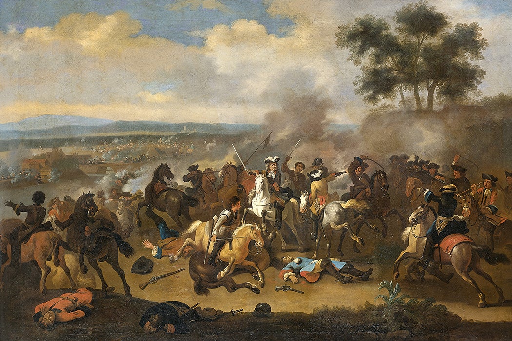 Battle of the Boyne between James II and William III, 11 June 1690