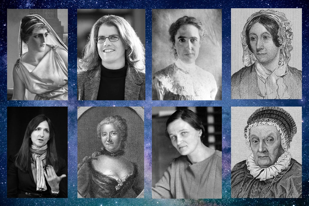 Collage of women astronomers