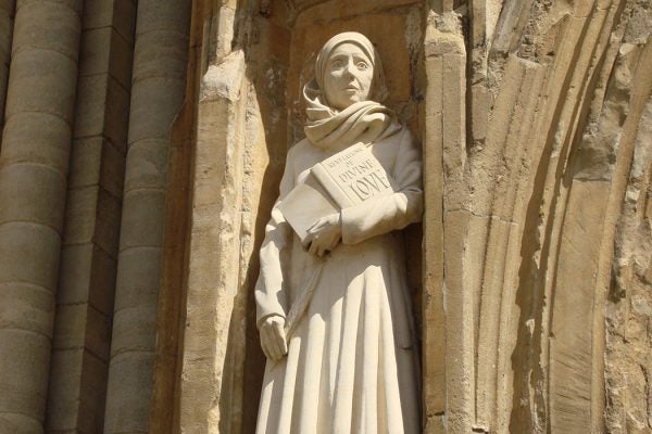 Statue of Julian of Norwich, Norwich Cathedral