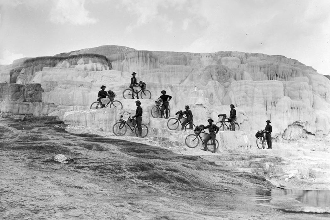 Troops of the 25th Infantry Bicycle Corps, Charles Young Buffalo Soldiers National Monument, 1896