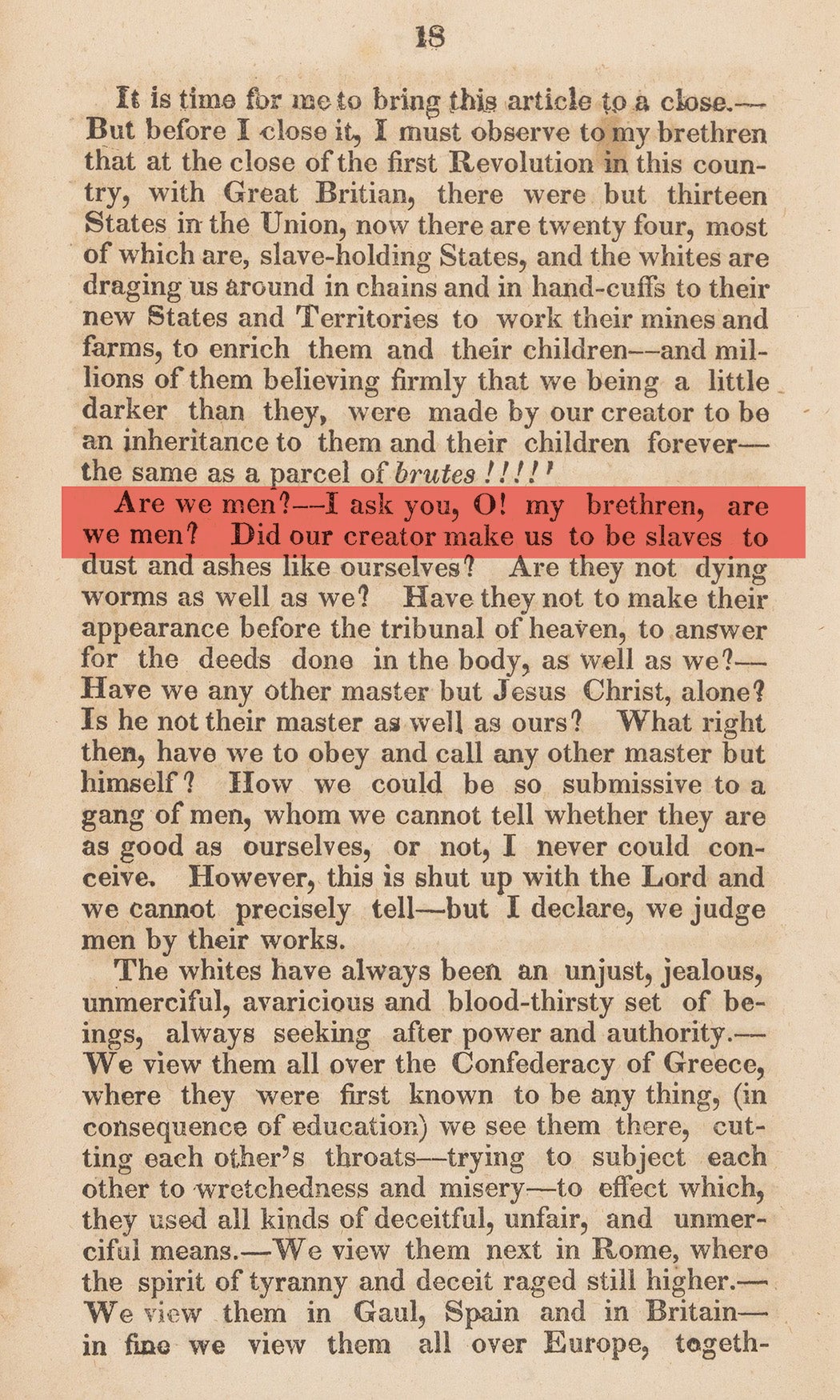 Comparing Editions of David Walker's Abolitionist Appeal JSTOR Daily