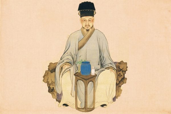 A portrait of Lu Yu