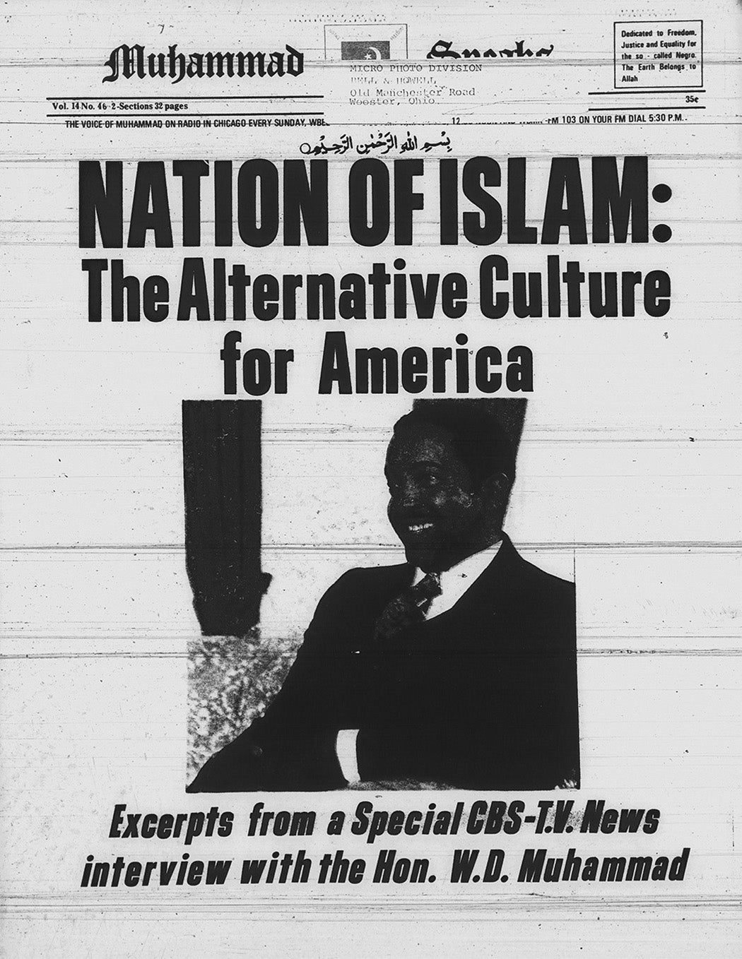The cover of Mohammed Speaks, Volume 14, Issue 46, 07-25-1975
