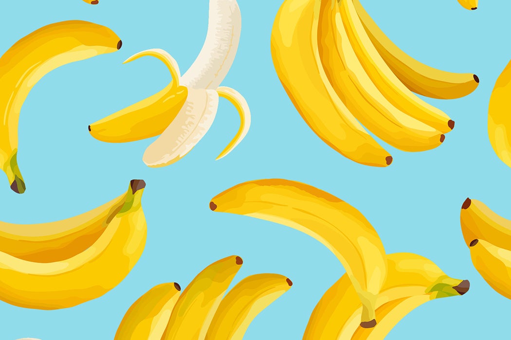 an illustration of bananas