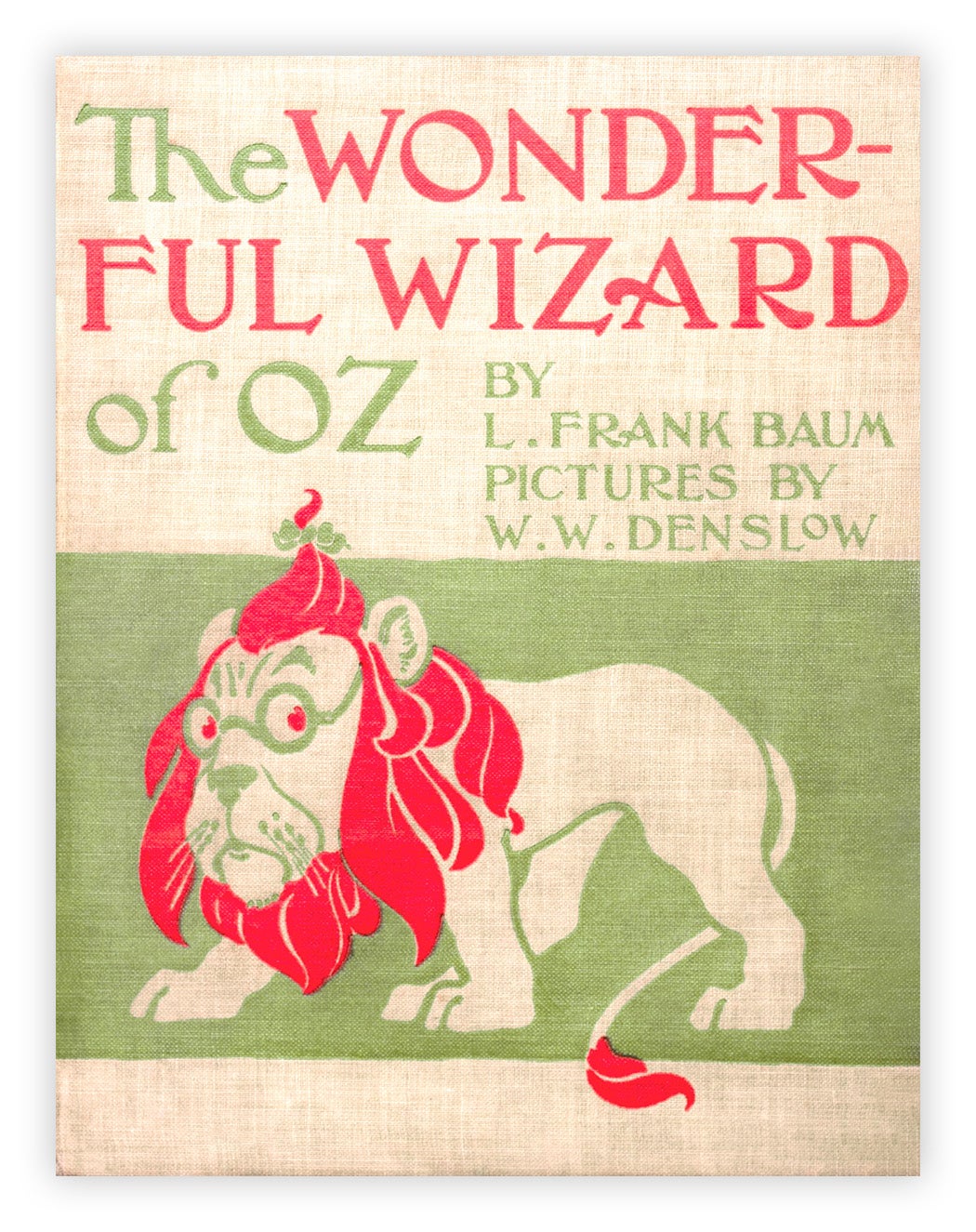 The first edition cover of The Wonderful Wizard of Oz
