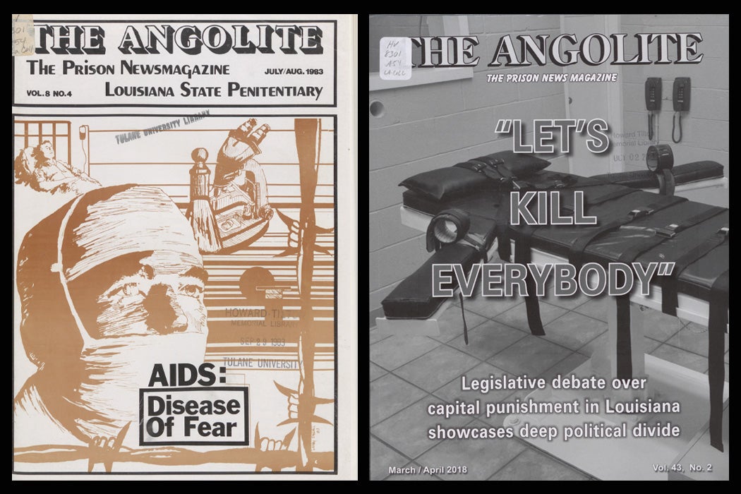 Covers of The Angolite
