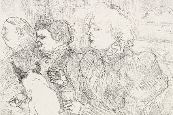 At La Souris, Madame Palmyre, 1949 by Henri de Toulouse-Lautrec