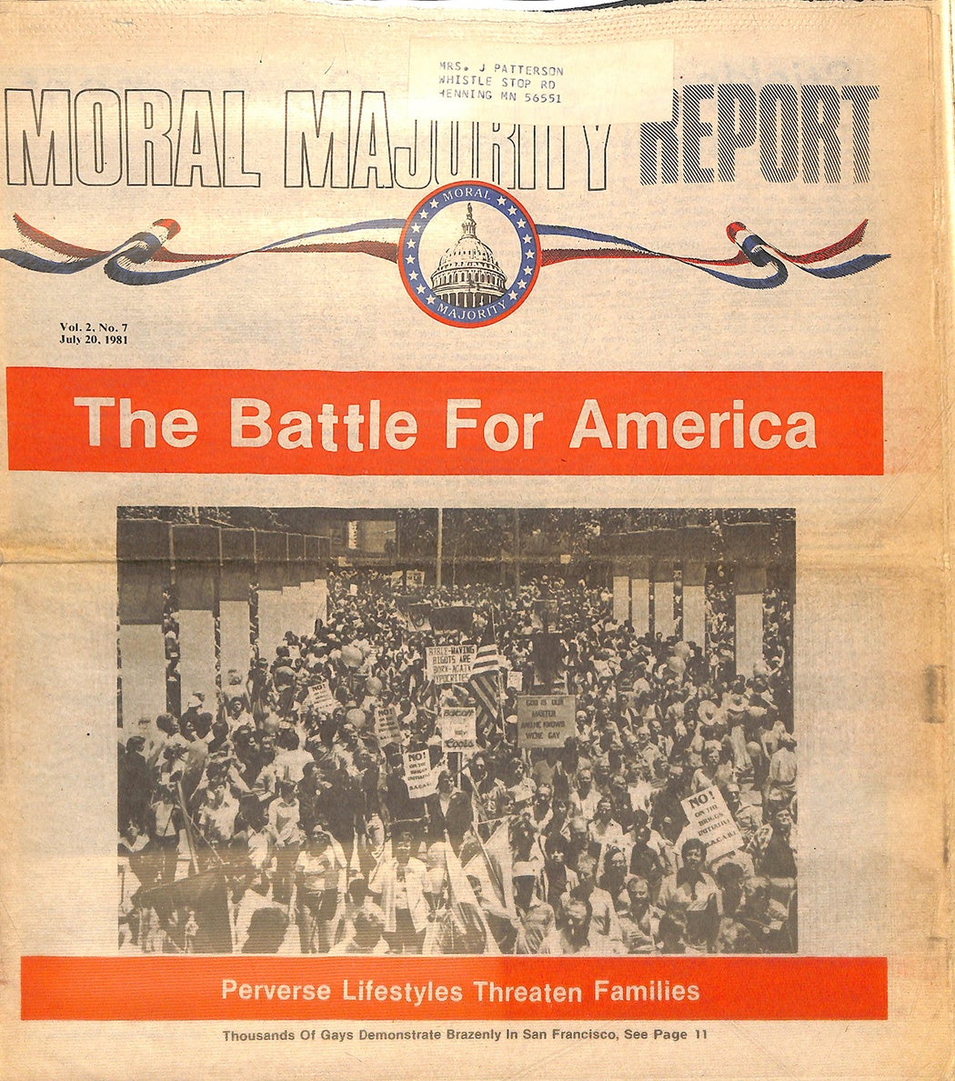 The Moral Majority Report July 1981