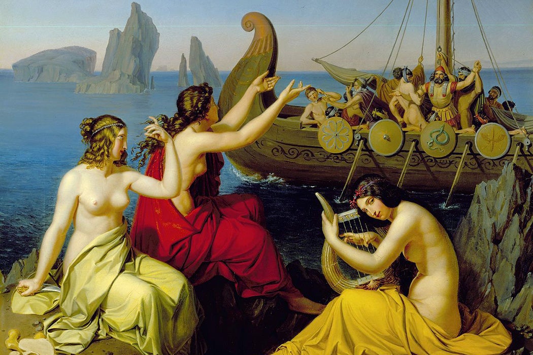 Odysseus und die Sirenen by Alexander Bruckmann, 1829