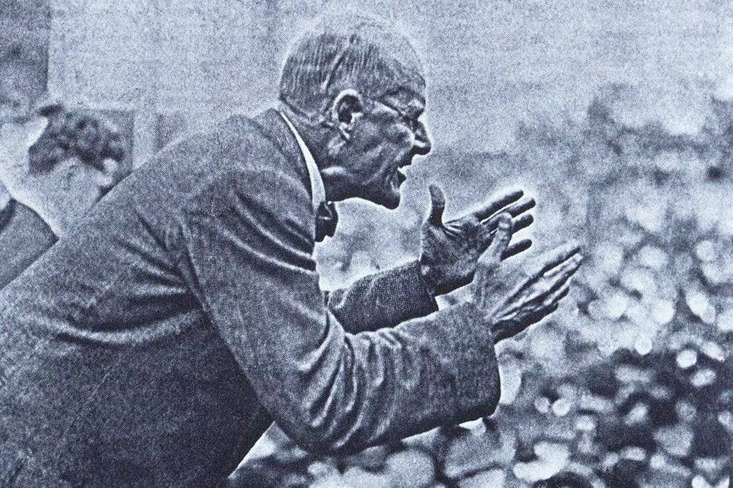 Eugene Debs speaking at Canton, Ohio, 1918