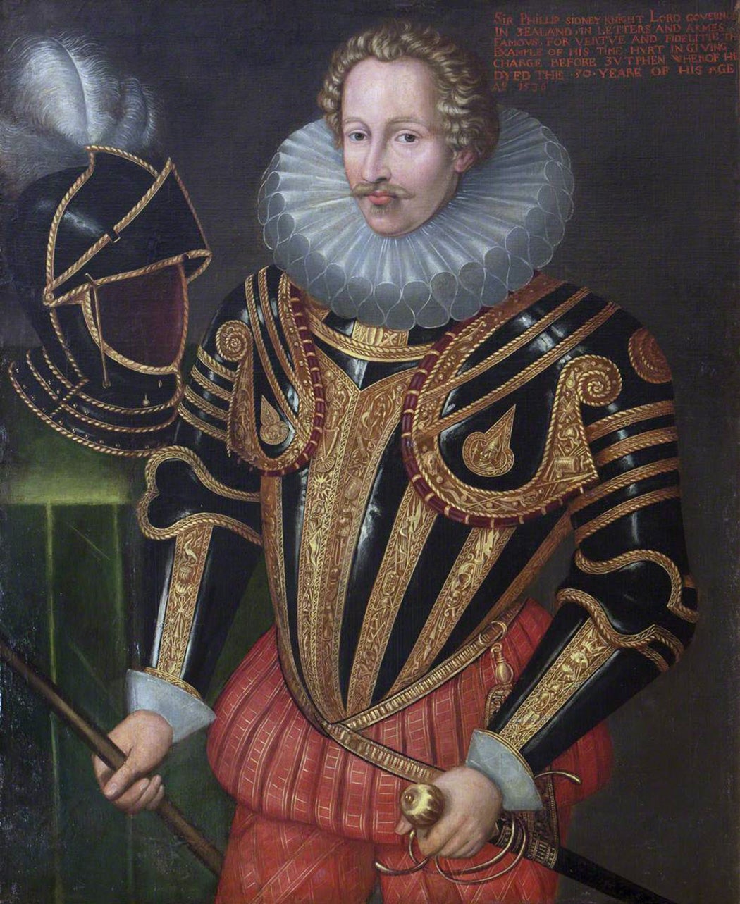 Painting of Sir Philip Sidney (1554-1586) (after John de Critz)