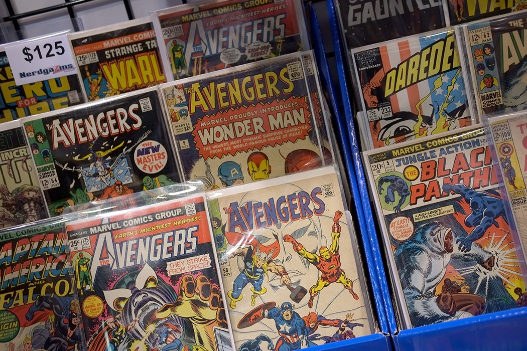 Comic books and collectibles are seen during WonderCon 2018 at Anaheim Convention Center on March 23, 2018 in Anaheim, California.