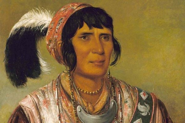 A painting of Osceola by George Catlin