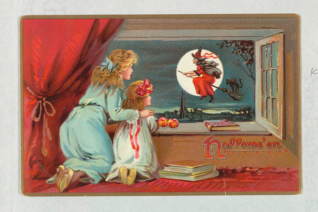 A halloween postcard from 1880