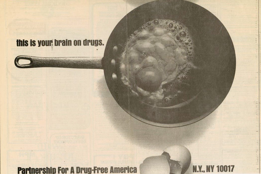An advertisement by the Partnership for a Drug Free America
