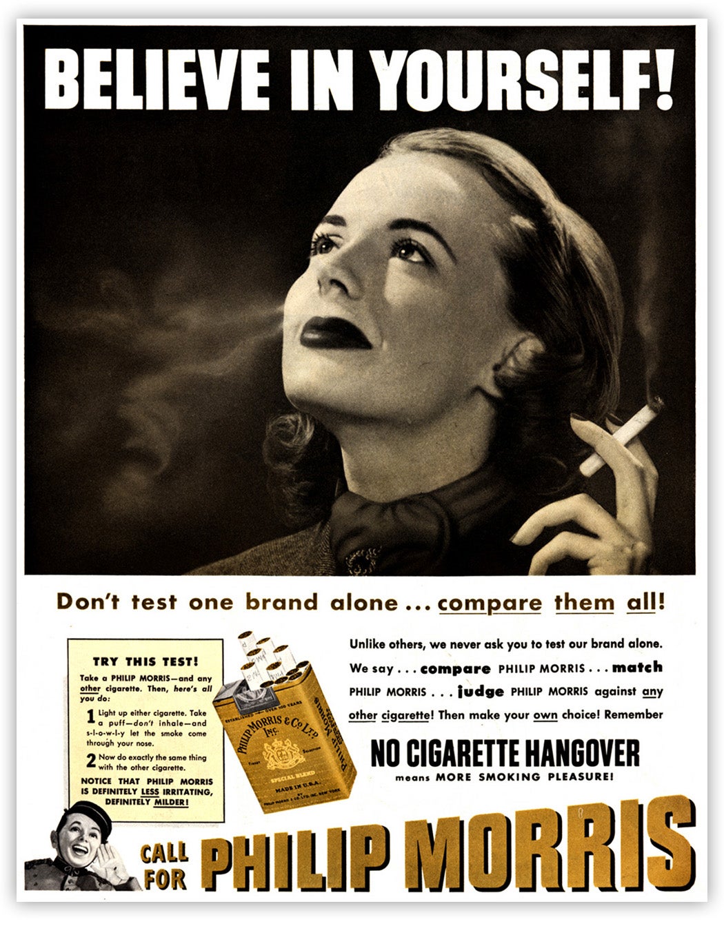 A 1951 Philip Morris advertisement