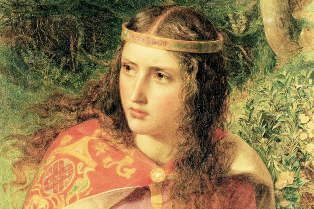 A painting of Queen Eleanor by Anthony Frederick Sandys