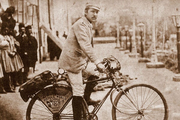 The last known photo of Frank Lenz, 1894