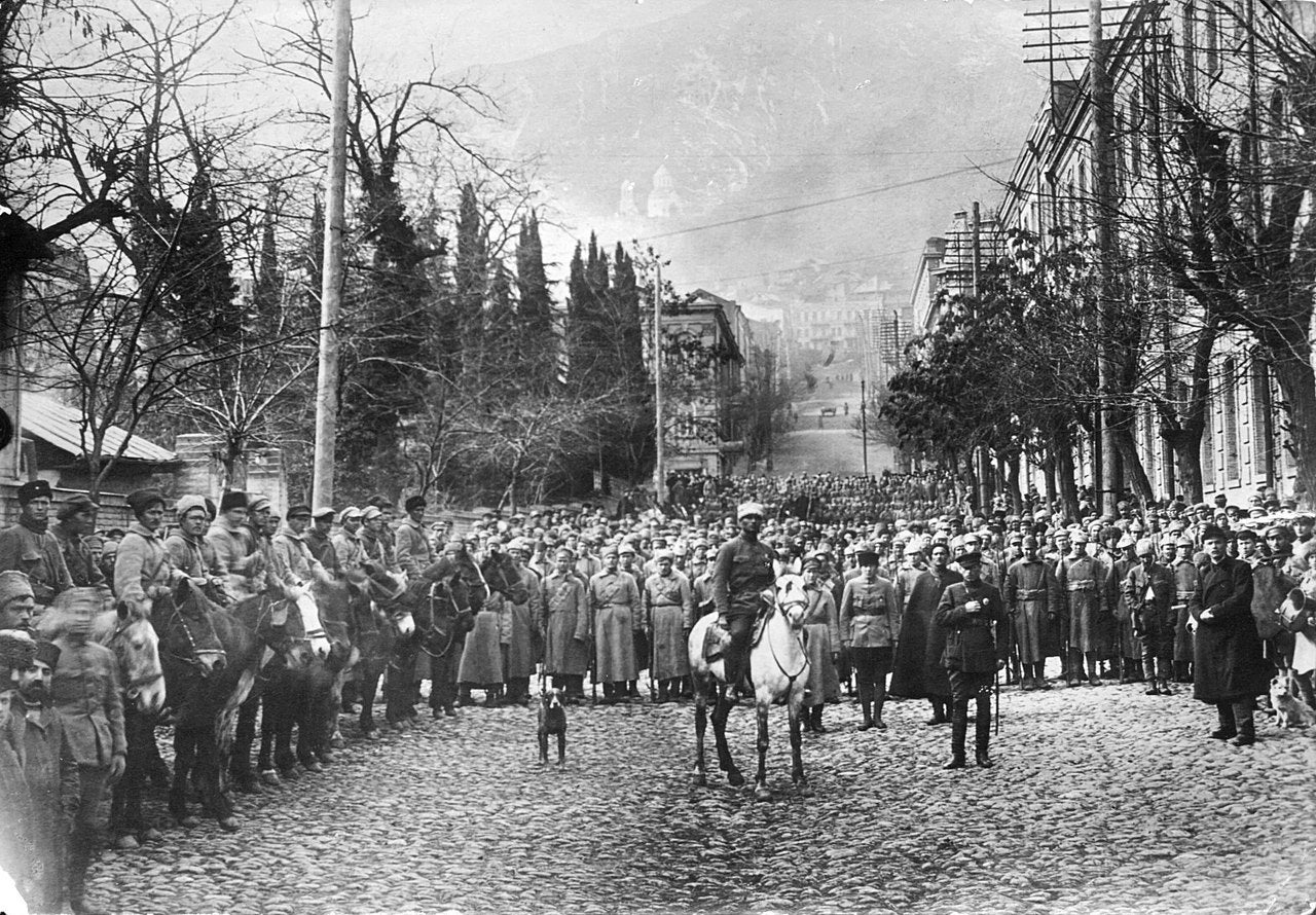 11th Army of the Red Army enters Tbilisi, Georgia, 1921