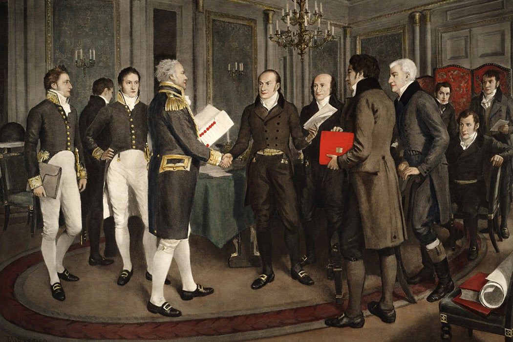 A Hundred Years Peace: The Signature of the Treaty of Ghent (Belgium), 1814