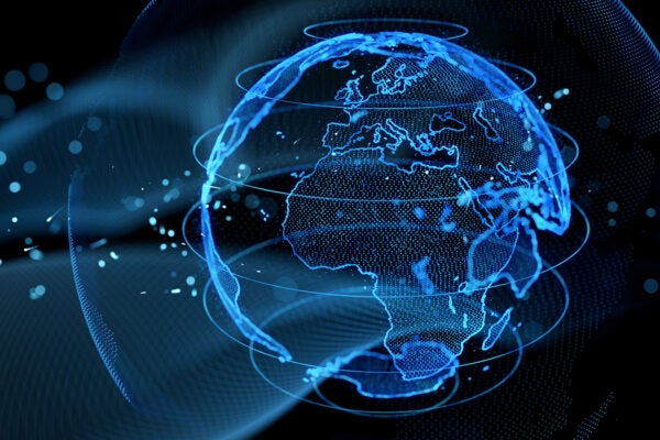 Communication network concept of a digital globe