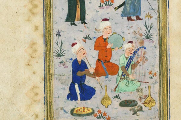An image from a manuscript from the 9th century AH/AD 15th century (Safavid dynasty)