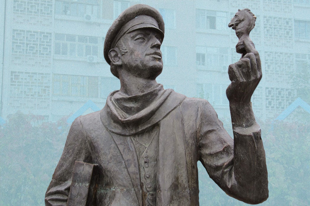 Statue of Ostap Bender, Elista, Russia