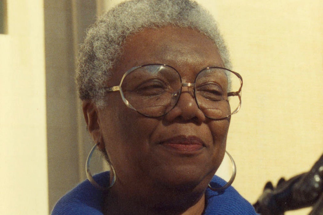 Lucille Clifton posing for a photograph; Louisa H. Bowen University Archives and Special Collections; Southern Illinois University Edwardsville