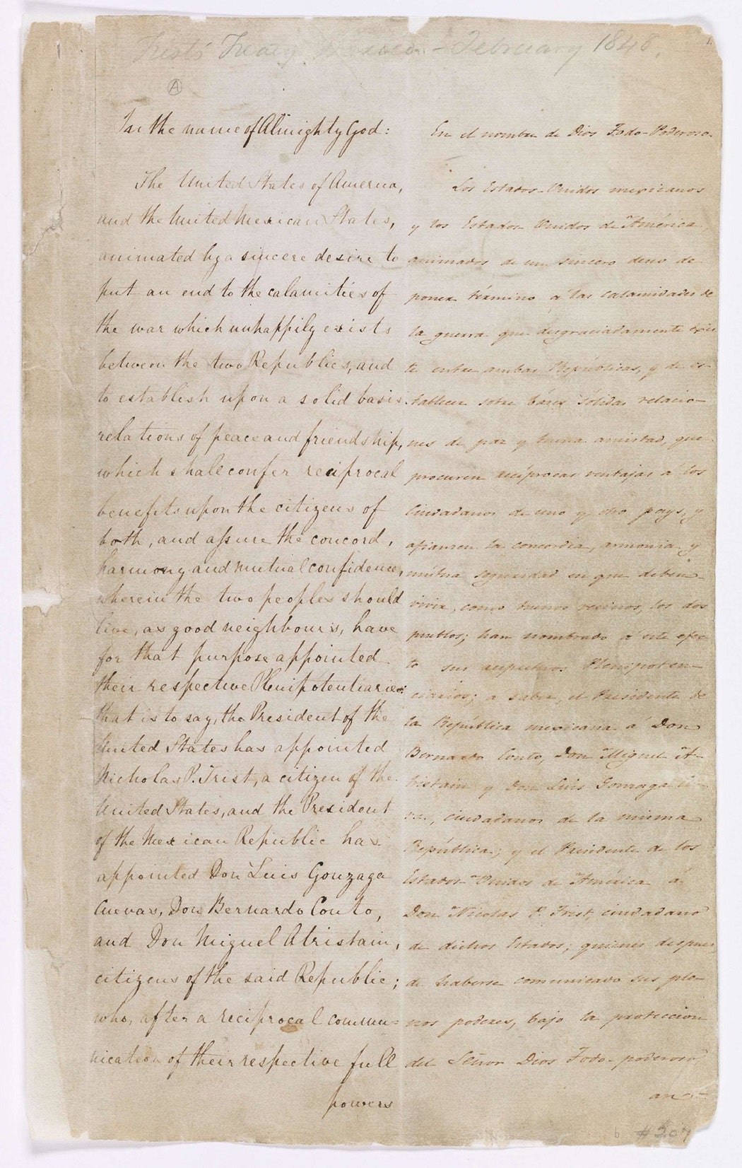 The Treaty of Guadalupe Hidalgo Annotated JSTOR Daily