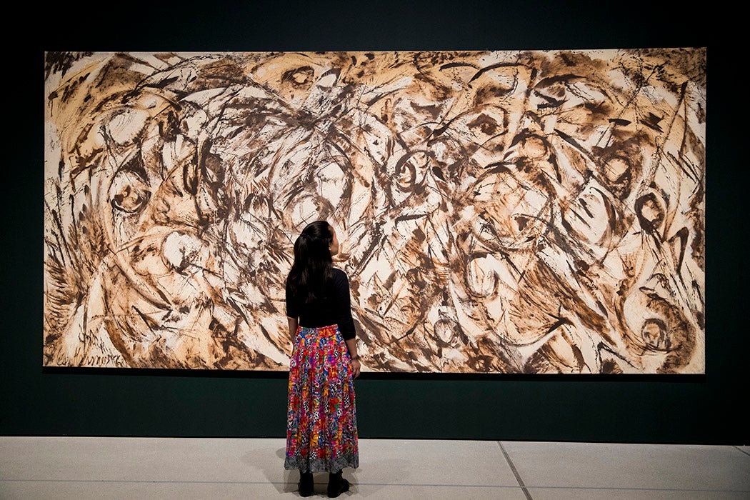 Lee Krasner: Living Colour exhibition at Barbican Art Gallery on May 29, 2019 in London, England.
