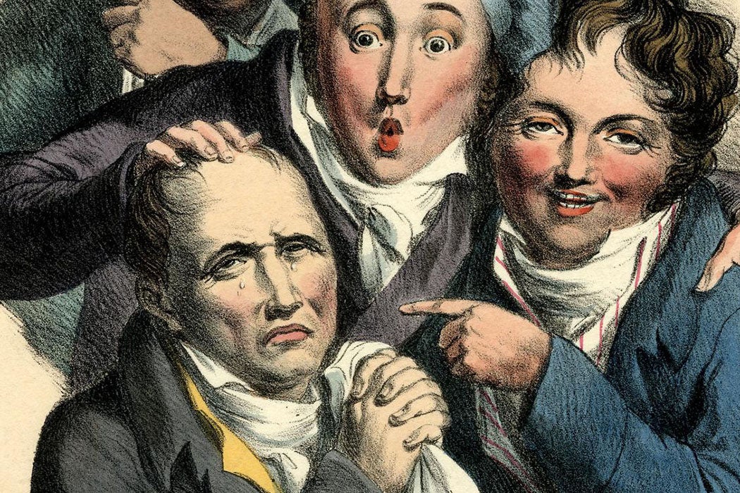 A study of facial expression and gesture, 1823