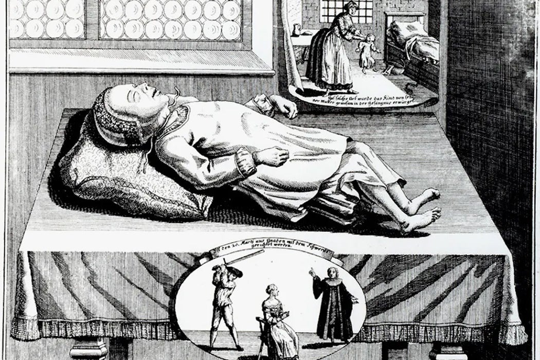 An illustration of the case of Maria Elisabetha Beckensteinerin