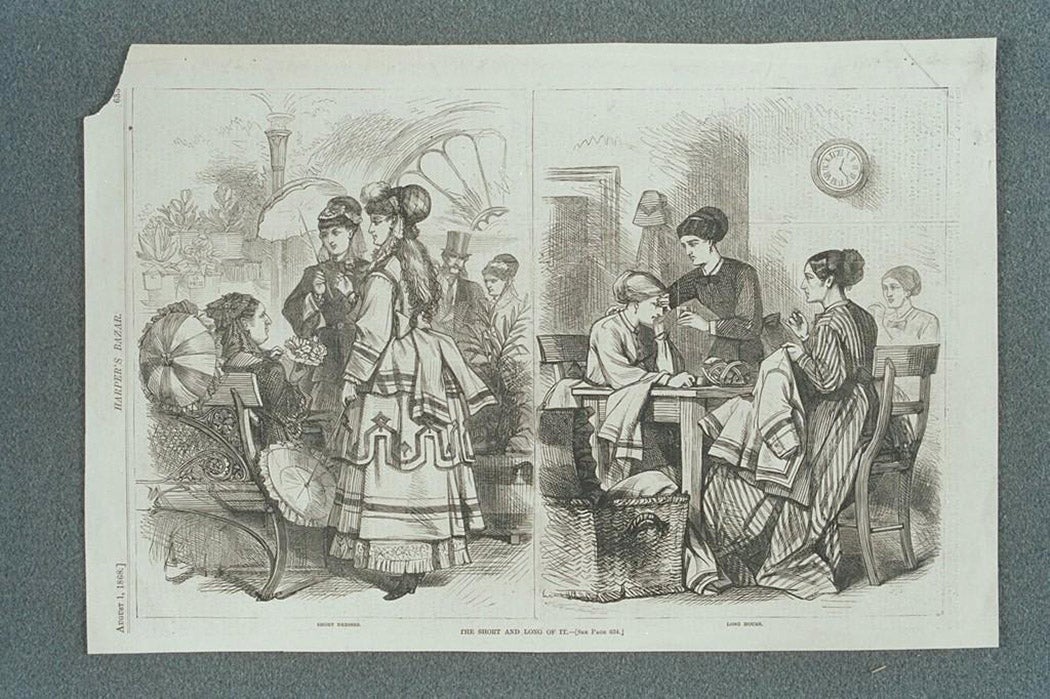 The Short and Long of It, Published in Harper's Bazar, August 1, 1868