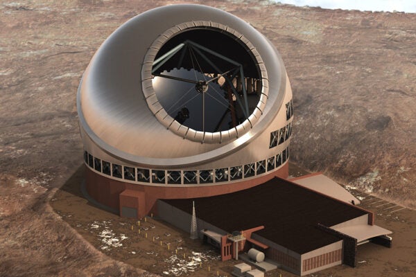 Computer rendering of the Thirty Meter Telescope