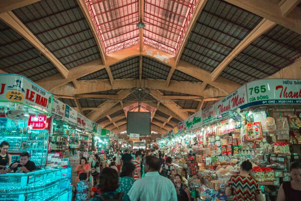 Ben Thanh Market in Ho Chi Minh City, Vietnam