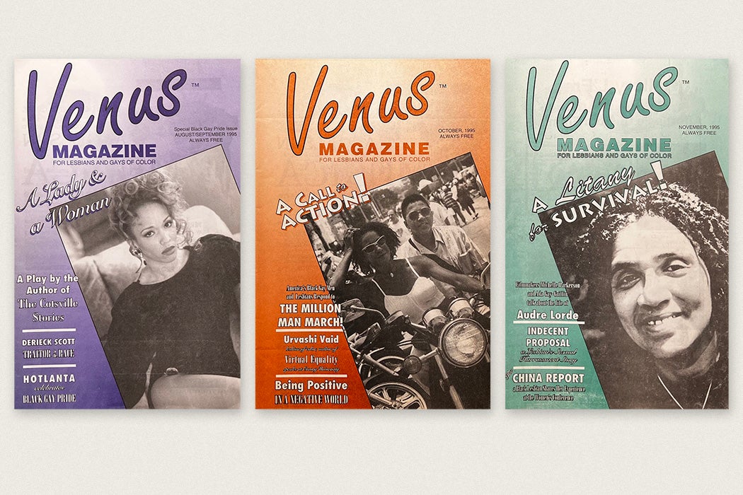 Three covers from Venus Magazine