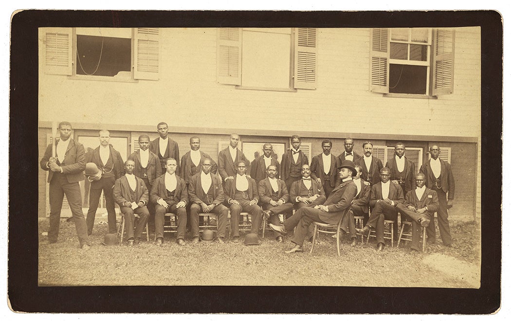African American baseball team, Danbury, Connecticut, 1880