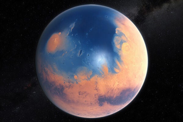 How Mars may have looked about four billion years ago