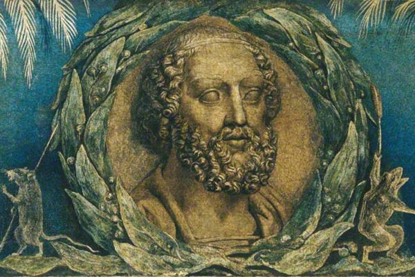 A painting of Homer by William Blake